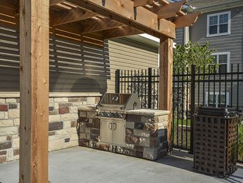 New grilling station and picnic area